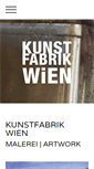 Mobile Screenshot of kunstfabrik-wien.at